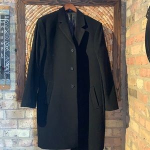 Men’s Black Wool Pea Coat